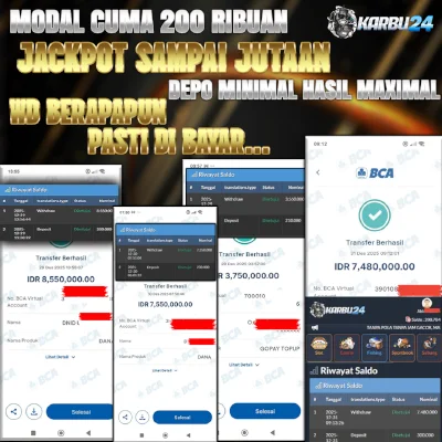 Karbu24 - Depo ratusan jackpot jutaan